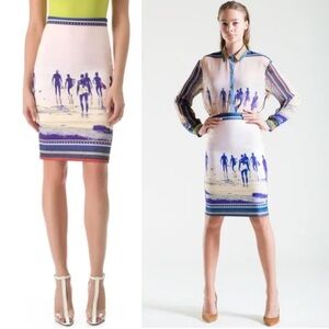 Clover Canyon Surfer Print Skirt Size S